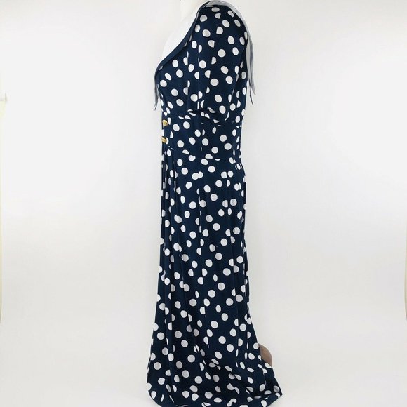 Maggie Boutique VTG Nautical Jumpsuit Culotte Wome - Picture 2 of 9